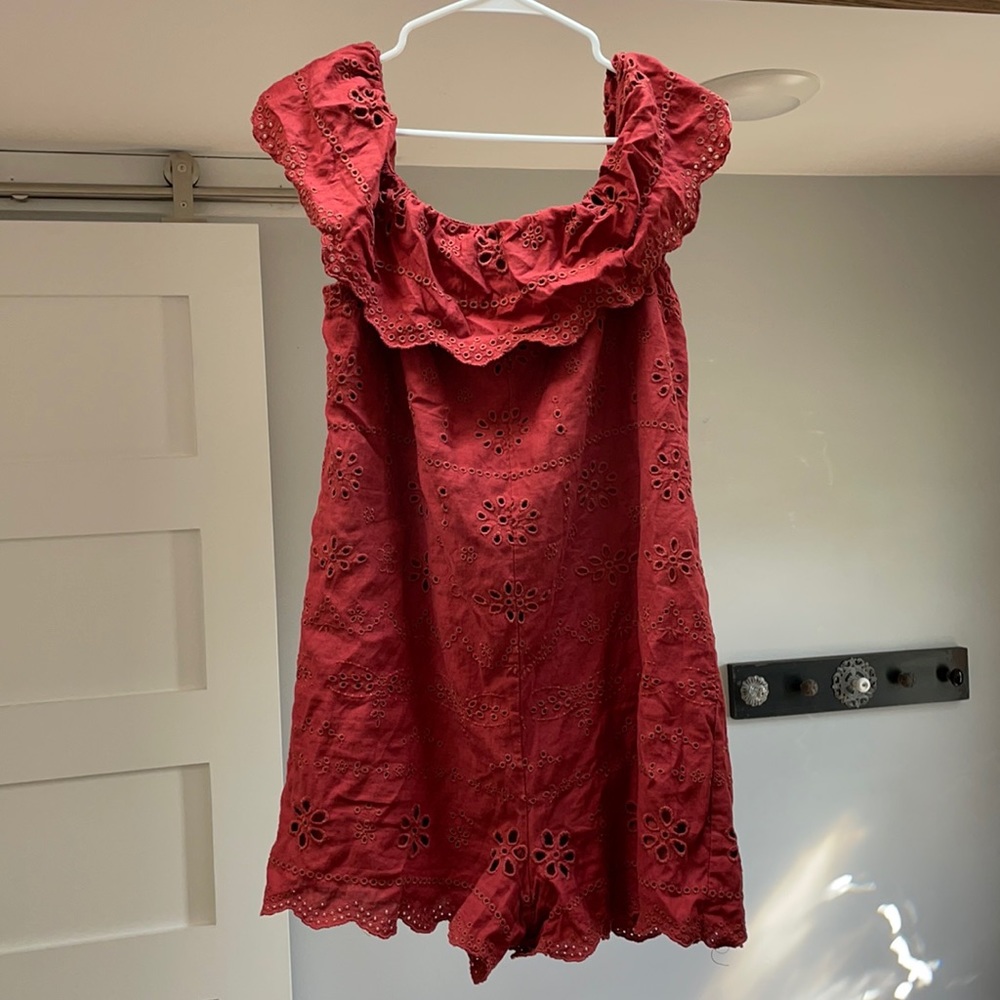 Zara Lace Eyelet Romper